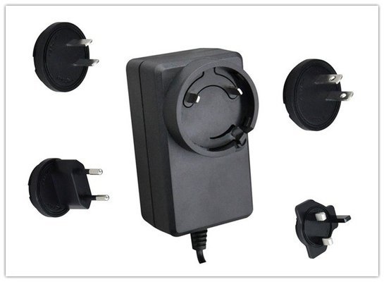 Fornitore di alimentazione intercambiabile 12 Volt Adaptore di alimentazione 3.0A Con omologazione IEC61558