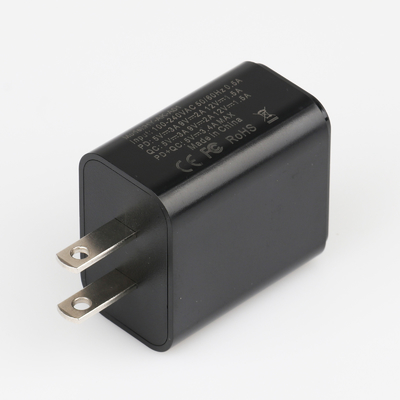 Tipo adattatore USB di carico veloce di C 5V 3A, doppio caricatore 18W della parete di USB